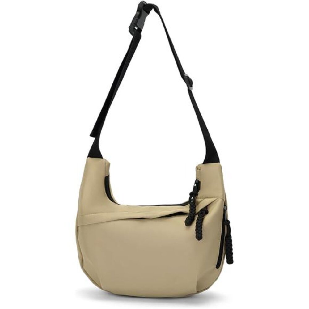 Lightweight Nylon Crossbody Bag Khaki